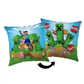 Minecraft Creeper Rush párna, díszpárna 40x40 cm