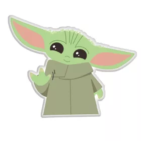 Star Wars Baby Yoda formapárna, díszpárna