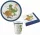 Dinoszaurusz Happy party szett 36 db-os 23 cm-es tányérral