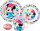 Disney Minnie Feel Good étkészlet, micro műanyag szett bögrével 350 ml