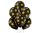 Csillagos Black Star léggömb, lufi szett 6 db-os 30 cm (12 inch)