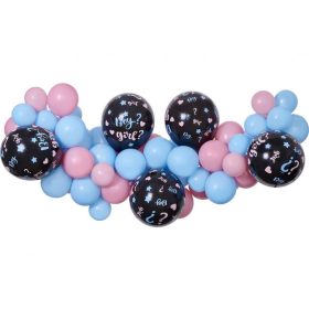   Fiú vagy Lány He or She léggömb, lufi girland szett 65 db-os