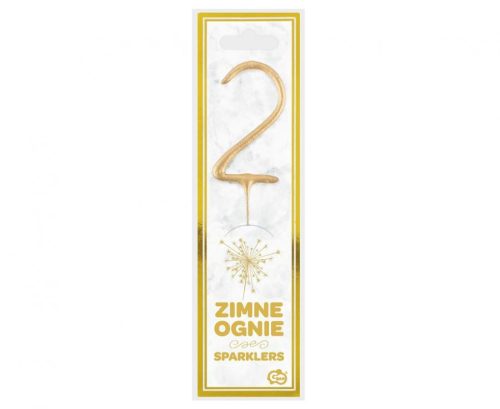 Arany Gold 2-es csillagszóró 17 cm