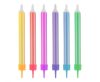 Színes Jumbo Colourful tortagyertya, gyertya szett 12 db-os