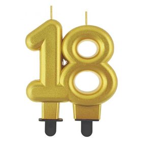 Arany 18-as Gold tortagyertya, számgyertya