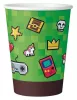 Játék Game On Green papír pohár 6 db-os 200 ml
