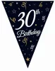 Happy Birthday 30 B&C zászlófüzér 270 cm