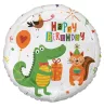 Krokodil Happy Birthday Crocodile Party fólia lufi 36 cm