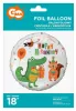 Krokodil Happy Birthday Crocodile Party fólia lufi 36 cm