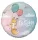 Róka Happy Birthday Fox Pastel fólia lufi 36 cm