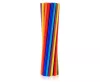 Színes Rainbow Colours papír szívószál 200 db-os