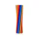 Színes Rainbow Colours papír szívószál 200 db-os