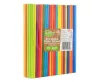 Színes Rainbow Colours papír szívószál 200 db-os