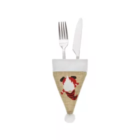 Karácsonyi Gnome evőeszköz kabát 11 cm