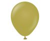 Zöld Pastel Olive léggömb, lufi 20 db-os 5 inch (12,5 cm)
