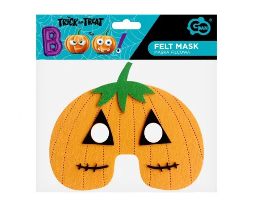 Tök Orange filc maszk 19 cm