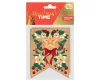 Merry Christmas Brown Bow felirat 250 cm