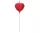 Szív Diamond Heart Red tortagyertya, gyertya