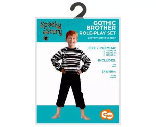 Gothic Brother jelmez 130/140 cm