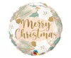 Karácsonyi Merry Christmas Pastel fólia lufi 46 cm