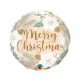 Karácsonyi Merry Christmas Pastel fólia lufi 46 cm