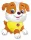 Kutyás Bulldog fólia lufi 36 cm (WP)