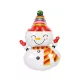 Hóember Happy fólia lufi 81 cm