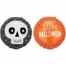 Halloween Skull fólia lufi 46 cm