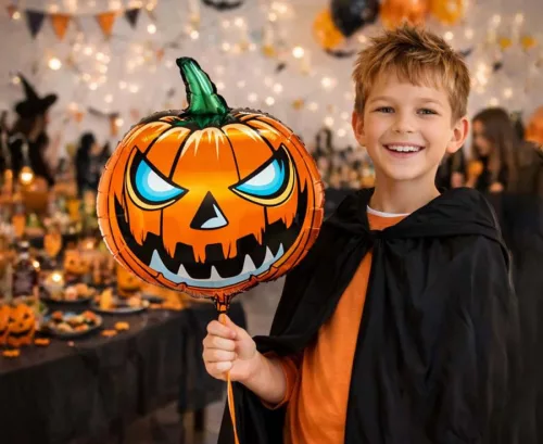 Halloween Spooky Pumpkin fólia lufi 46 cm