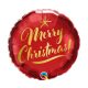 Karácsonyi Merry Christmas Red fólia lufi 46 cm