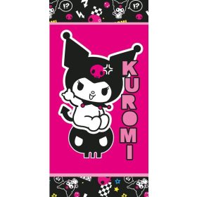   Hello Kitty Kuromi Rebel fürdőlepedő, strand törölköző 70x140 cm (Fast Dry)