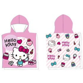  Hello Kitty Fashion strand törölköző poncsó 50x100 cm (Fast Dry)