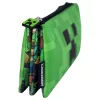 Minecraft Face 3 rekeszes tolltartó 22 cm