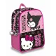 Hello Kitty & Kuromi 3D hátizsák, táska 30 cm