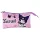 Hello Kitty Kuromi Purple 3 rekeszes tolltartó 22 cm