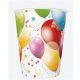 Színes lufis Balloons Stars papír pohár 8 db-os 250 ml