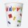 Happy Birthday Building Blocks papír pohár 8 db-os 250 ml