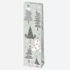 Karácsonyi Patterned papír italtáska 12x40x9 cm