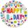 Happy Birthday Dots papírtányér 8 db-os 22,7 cm
