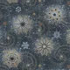 Karácsonyi Stars And Twirls Navy szalvéta 20 db-os 33x33 cm