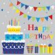 Happy Birthday Gifts and Garlands szalvéta 20 db-os 33x33 cm