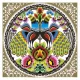 Állatos Folk Peacocks Gold szalvéta 20 db-os 33x33 cm