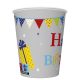 Happy Birthday Gifts and Garlands papír pohár 8 db-os 250 ml