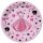 Lányos Party Dress papírtányér 8 db-os 18 cm