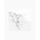 Karácsonyi Botanical Silver papír asztalterítő 120x180 cm