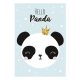 Panda Crown A/4 gumis mappa