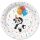 Állatos Funny Panda papírtányér 8 db-os 18 cm