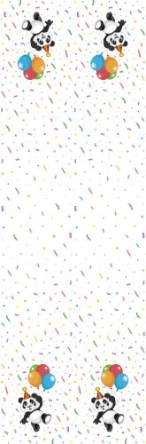 Állatos Funny Panda papír asztalterítő 120x180 cm