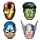 Bosszúállók Infinity Stones maszk, álarc 6 db-os