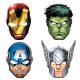 Bosszúállók Infinity Stones maszk, álarc 6 db-os